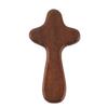 4 Inch Handheld Wooden Prayer Cross Easter Holding Cross Jewelry Making Comfort