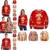 Cozy Mens Christmas 3d Graphic Print Pullover Hoodie Sweatshirt For Festive Celebrations