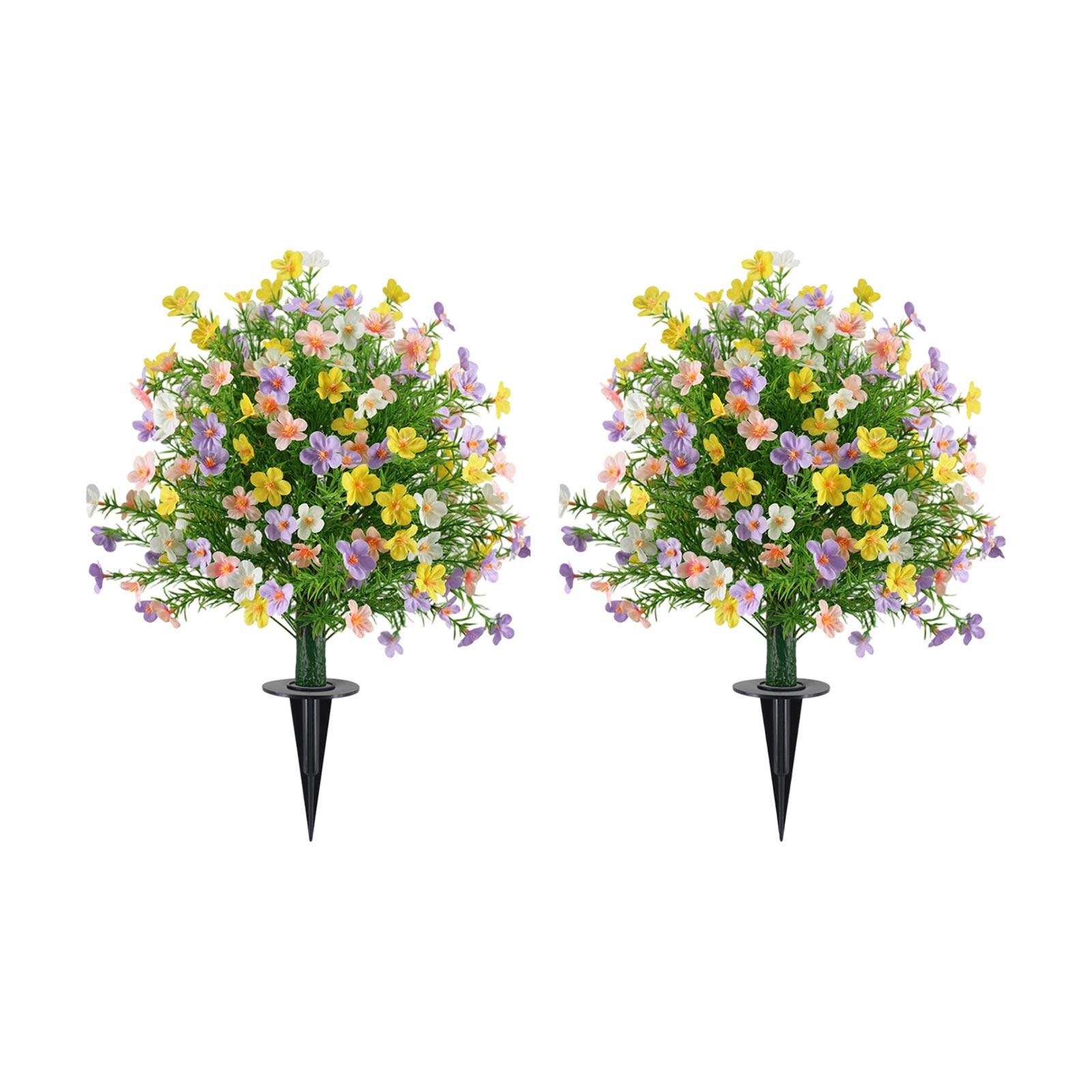 2pc Simulation Of Indoor And Outdoor Potted Plants One Size