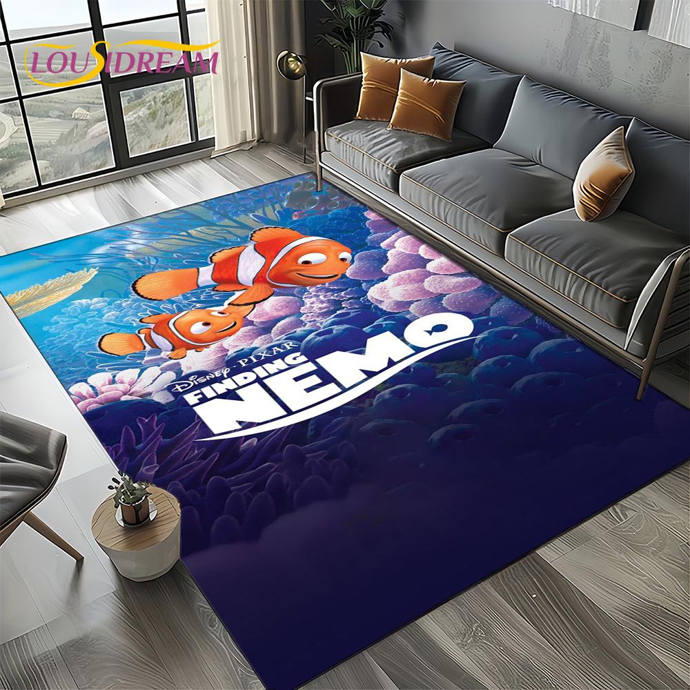 27 Style Cute Finding Nemo Cartoon Sea World Carpet Rug for Bedroom Living Room Home Sofa Decoration,kids Large Decor Floor Mat