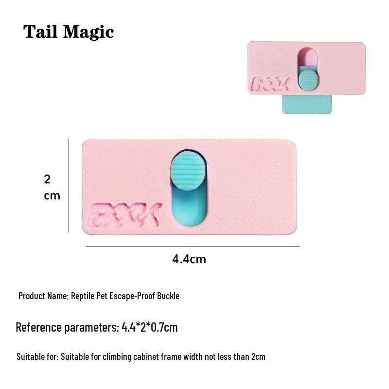 Reptile Climbing Cabinet Anti-Escape Lock for Geckos and Snakes