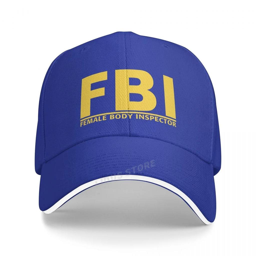 Fbi Funny FeUnisex Y Inspector Baseball Cap Hat Unisexs Women Fish Outdoor Hip Hop Boys Summer Sport Casual Printed Czapka
