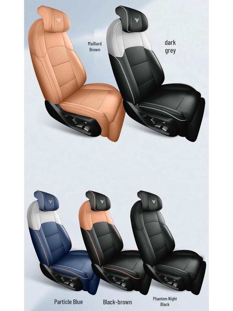 New Neta L Full Leather Car Seat Cushion - Universal, Four Seasons, One-Piece Design