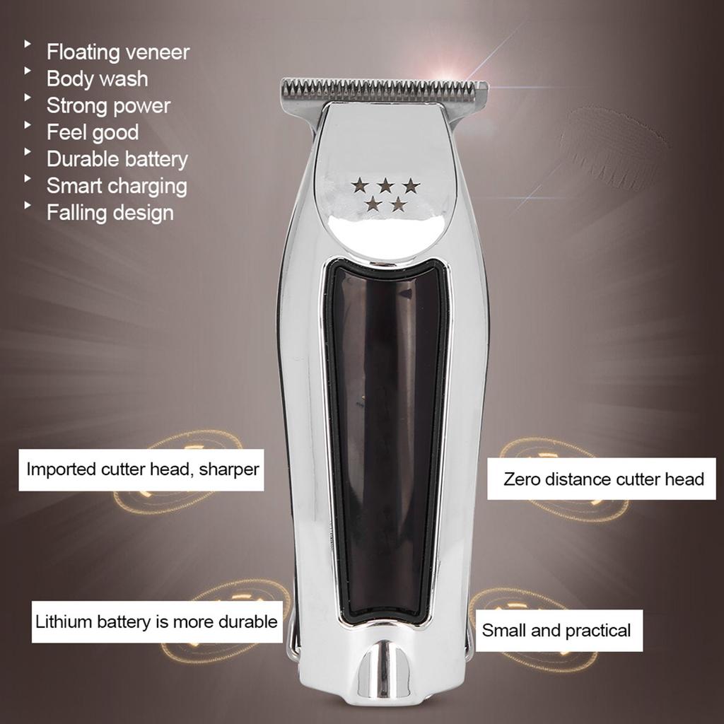 Electric Hair Clipper Retro Hair Trimmer Professional Salon Hair Cutting Tools for Men