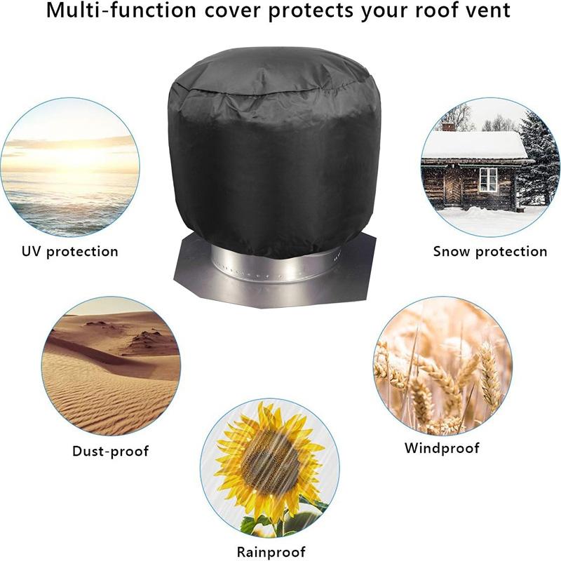 Coș de fum șapcă protecție zăpadă praf rezistent la ploaie șapcă aerisire acoperiș țeavă de evacuare coș de fum șemineu husă coș de fum șemineu topper țeavă de sobă