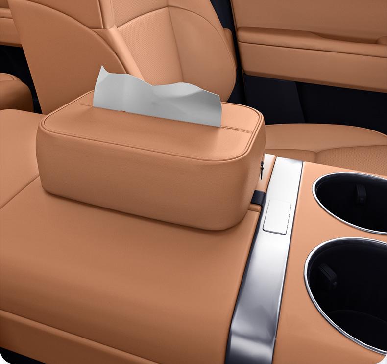 BYD Han L 2025 Porta-lenços para Apoio de Braço - Porta-papel para Pendurar no Interior do Carro