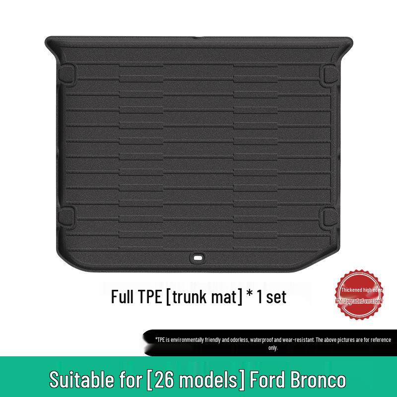 2026 Ford Bronco TPE Floor, Trunk, and Seat Back Mats