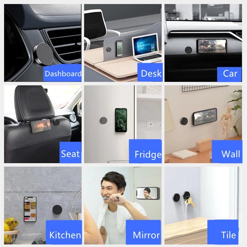 Universal Magnetic Car Phone Holder Stand In Car Magnet Mount Cell Mobile Phone Wall Nightstand Dashboard Holder Support GPS