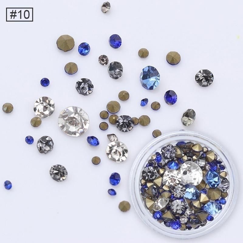Strass Fondo Decorazione Unghie 3D Manicure Fai da Te Nail Art