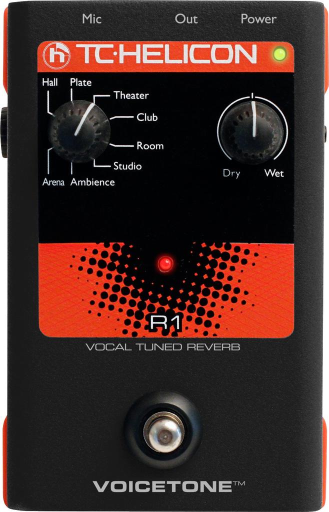 TC HELICON Vocal Reverb Pedal VOICETONE R1