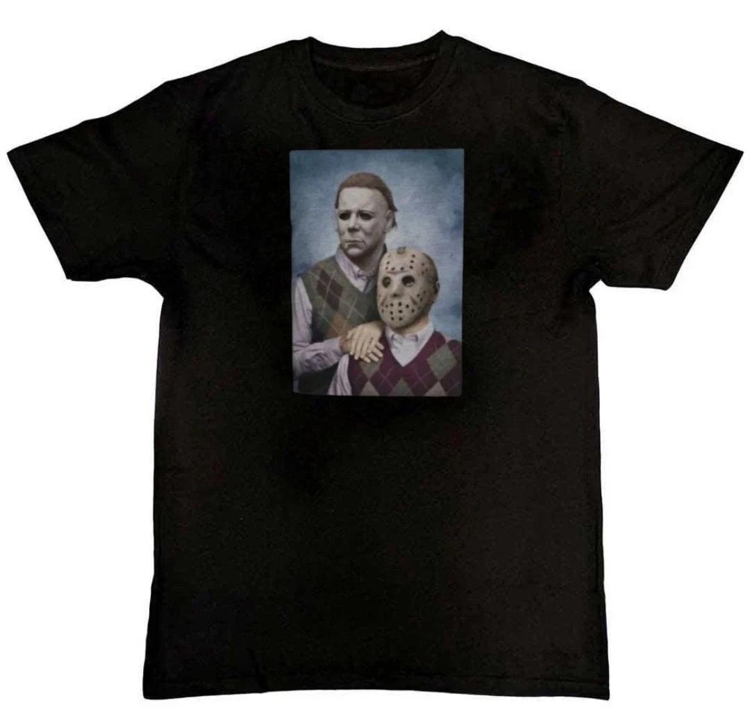 Michael Myers and Jason Voorhees Step Brothers Movie T-Shirt S M L XL 2 3 4 XL S