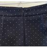 Women's Gray Polka Dot Wool A-Line Hip-Hugging Midi Skirt - Autumn/Winter 2025 Collection