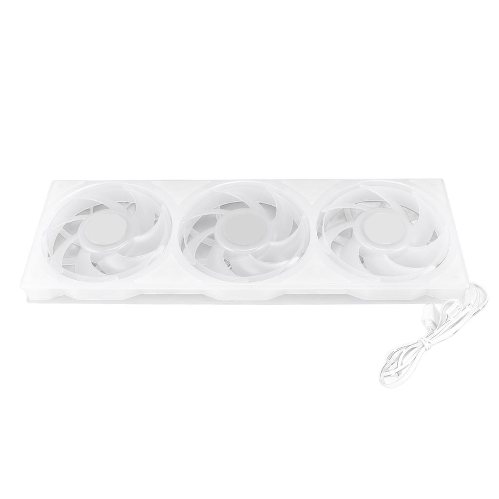 360mm 3 in 1 Computer Case Fan 5V ARGB 2200RPM 4 Pin PWM MFDB Dynamic Pressure Bearing 7 Blades Quiet Case Cooler Fan for PC