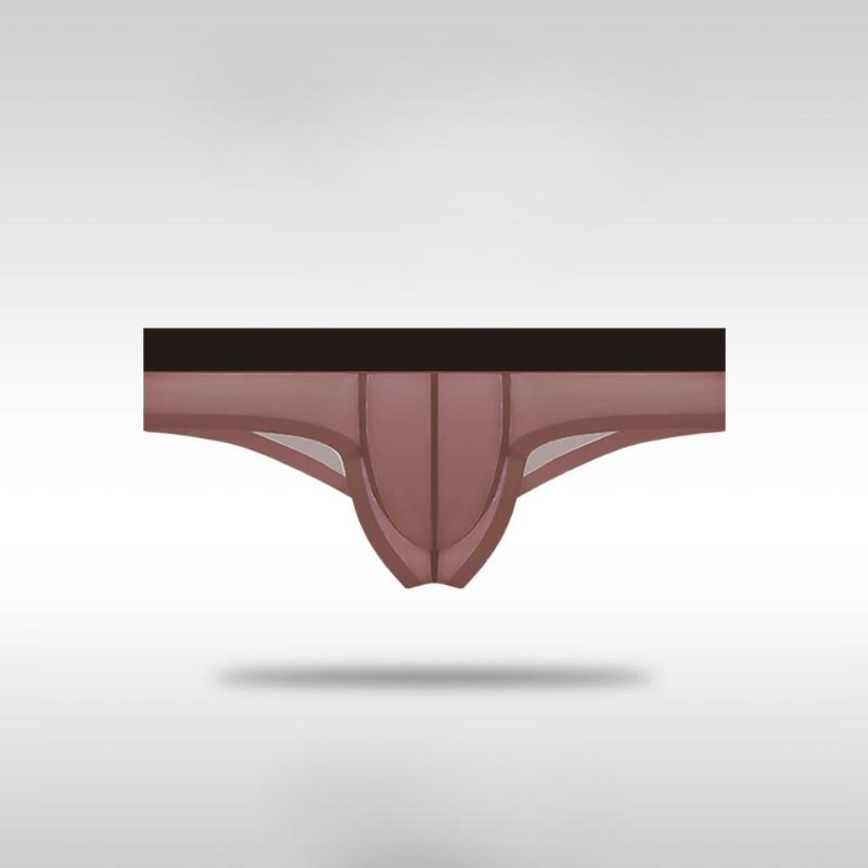 Men'S Briefs Ice Silk Seamless Panties Ultra-Thin Transparent Underwear Low-Rise Underpants Ultra Elastic Bikini Slip Homme