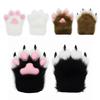 Gants de Costume Cosplay Dessin Animé Mignons Gants Patte de Chat Peluche Chaude Grelot Accessoires Cosplay Conventions Anime