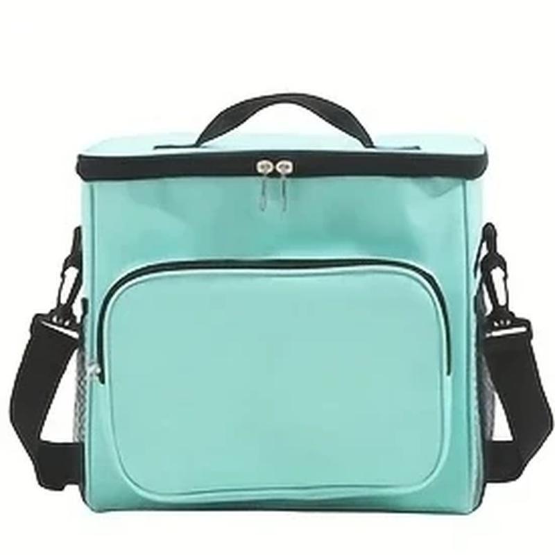 Large Insulated Reusable Lunch Bag With Adjustable Shoulder Strap Portable Thermal Food Tote For Women Men Work Picnic Travel