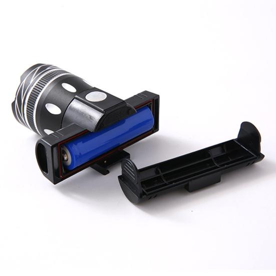 Bicycle Headlight Aluminum Alloy Waterproof Zoom USB Rechargeable Modes Adjustable MTB Road Mountain Bike Night Riding LED Front Lamp