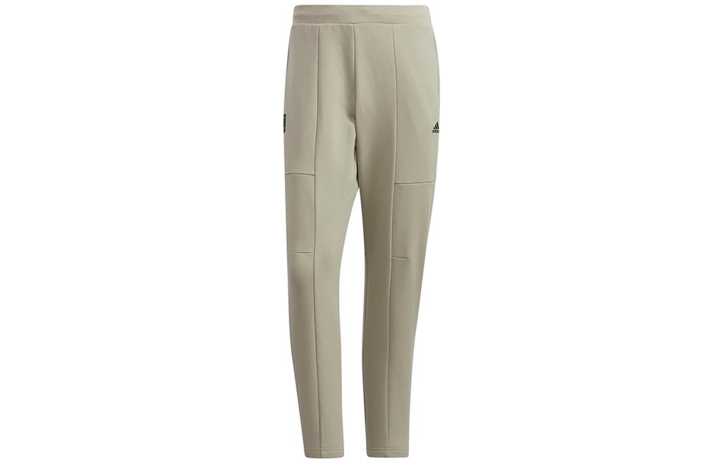 adidas Wuji Series Knitted Sweatpants Men's Khaki Moderate Straight Fit Pants H39282