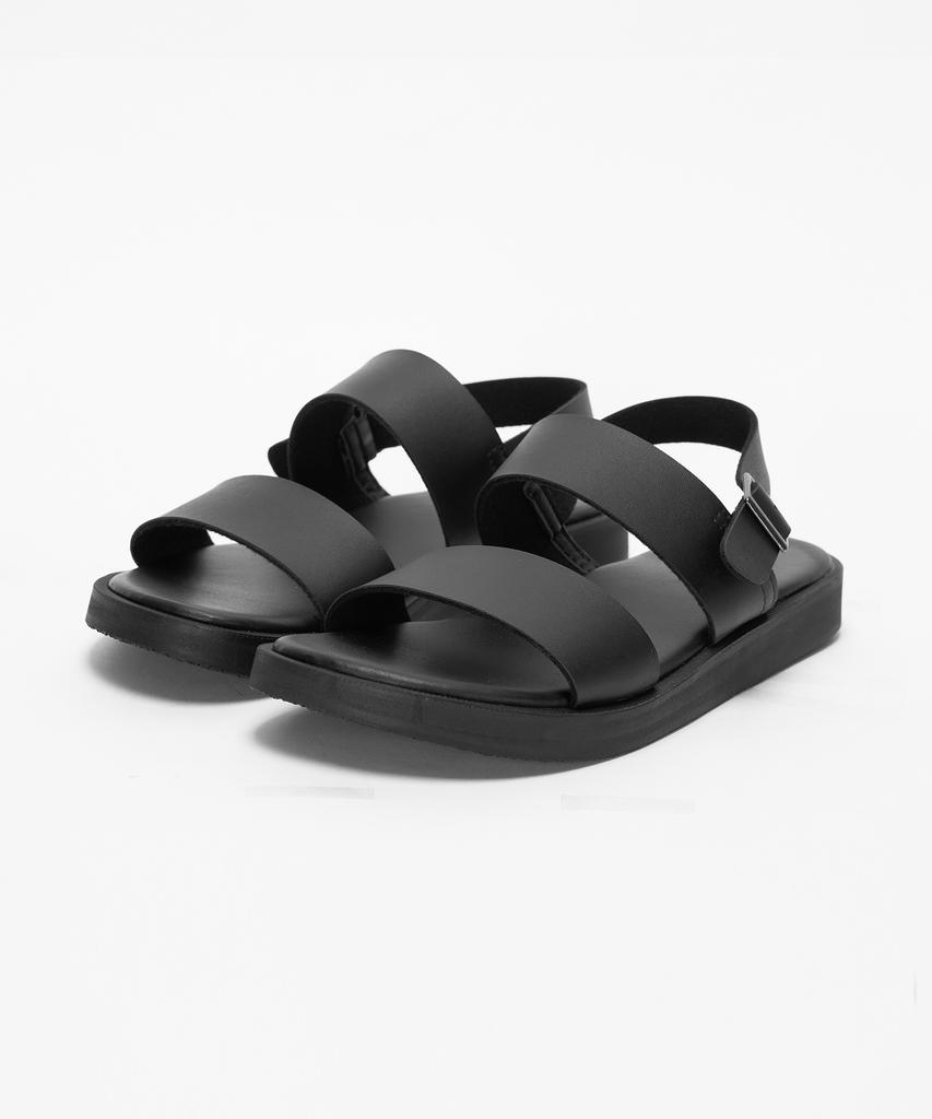 Analog Mood Ortholite Men'S Strap Summer Sandals (Black)
