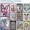 Bluebird White Tiger 50 páginas A5 Diamond Painting Notebook DIY especial em forma de diamante pintura criativa diário livro bloco de notas