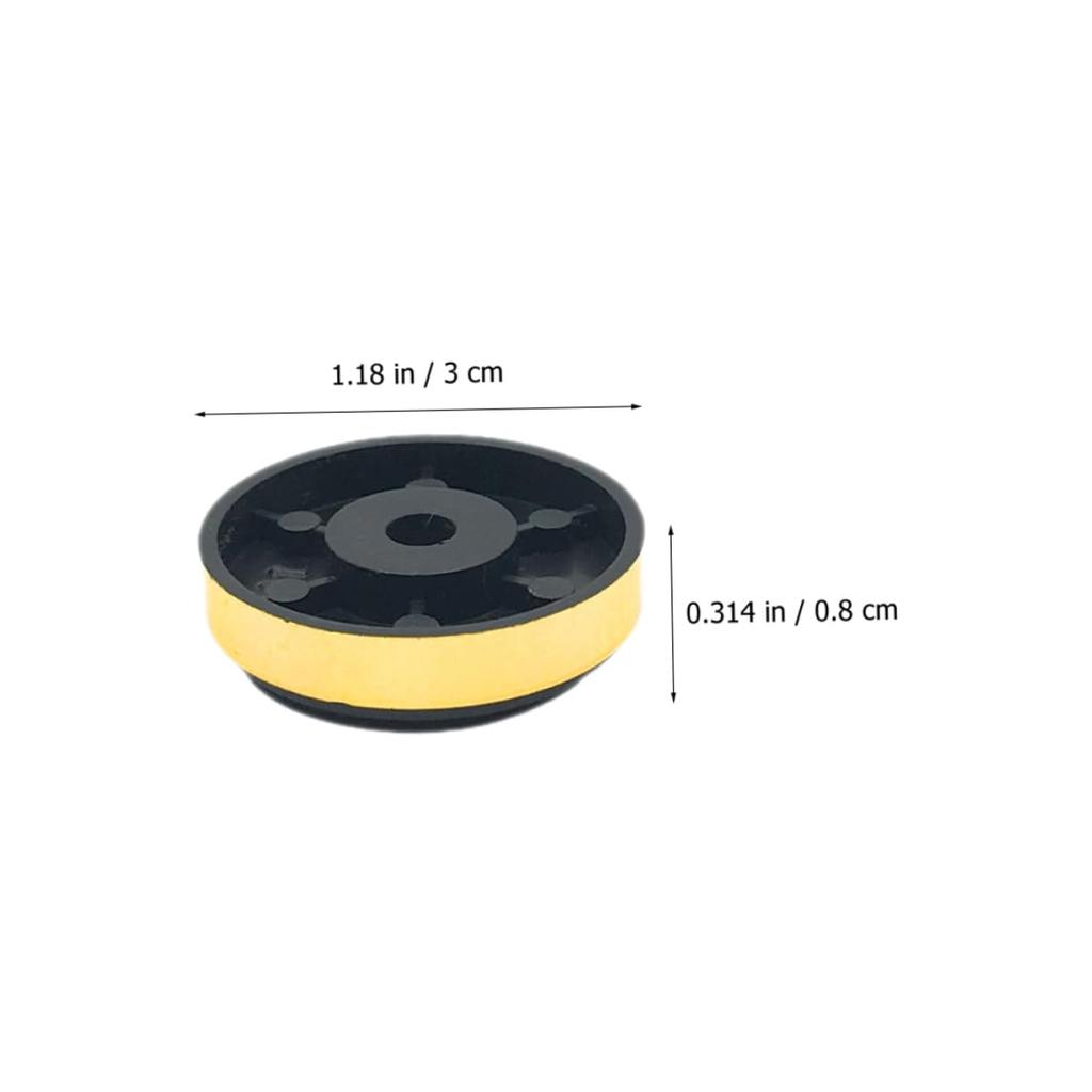 Vaguelly 12pcs Audio Floor Mat Soundproofing Floor Noise Reducing Speaker Spike Pad Speaker Vibration