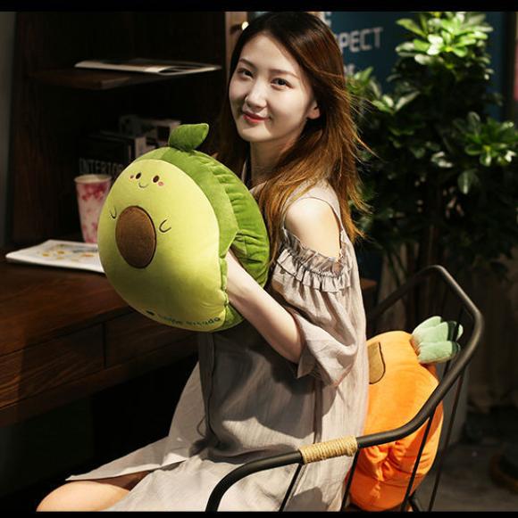 3 In1 Stuffed Hand Warmer Bag Cartoon Animal Pillow Blanket Cute Cushion Blanket Home Car Travel Pillow for Children Girl Gift