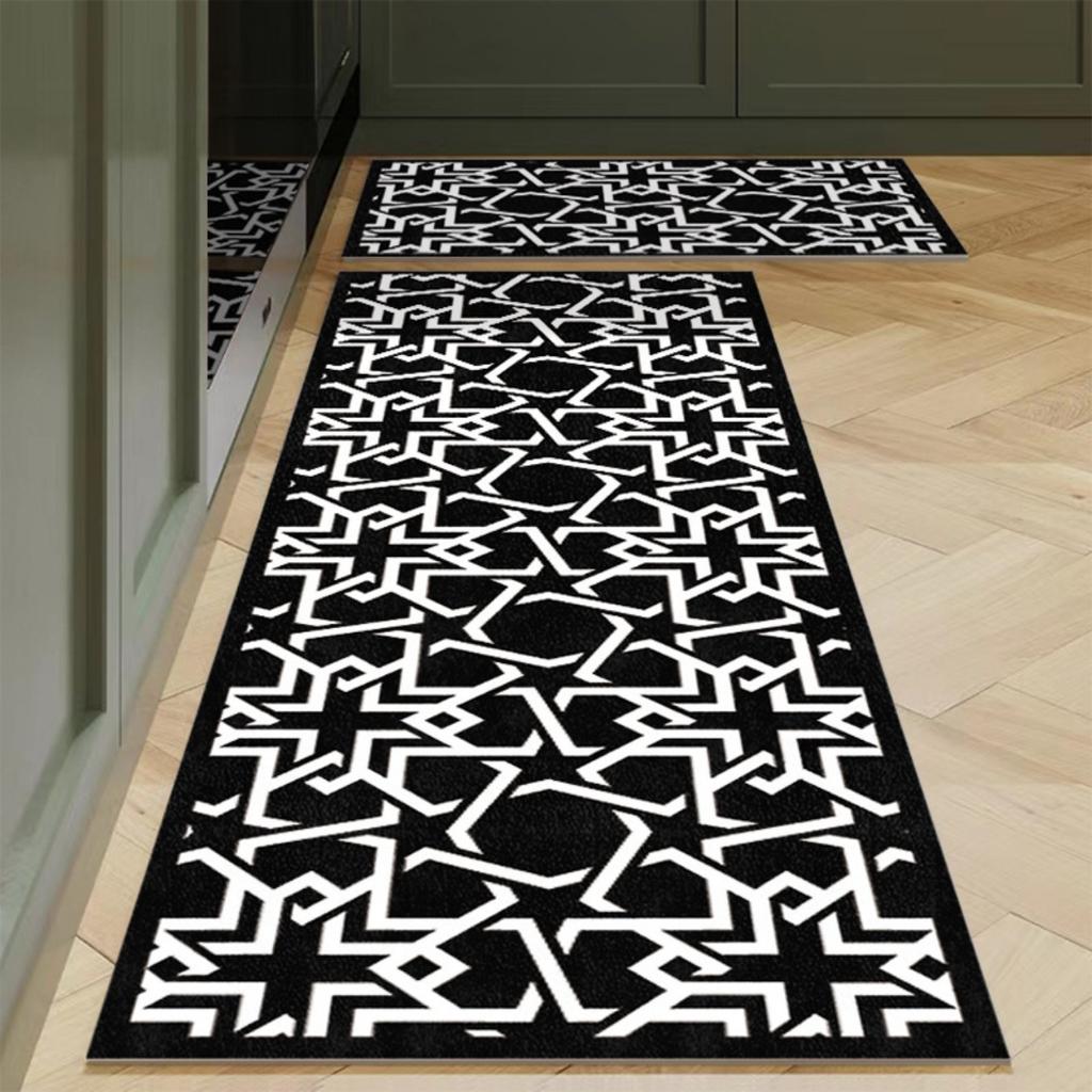 Fashion Simple Nordic Style Kitchen Mat  Carpet House Hold Carpet Modern Home Decor