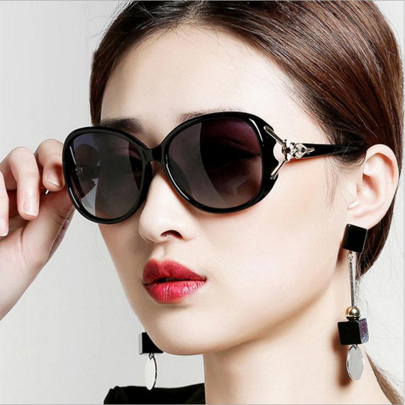 New Large Frame Oval Ladies Sunglasses Women'S Outdoor Driving Fashion Sun Glasses Outdoor Leisure Eyewear Uv400