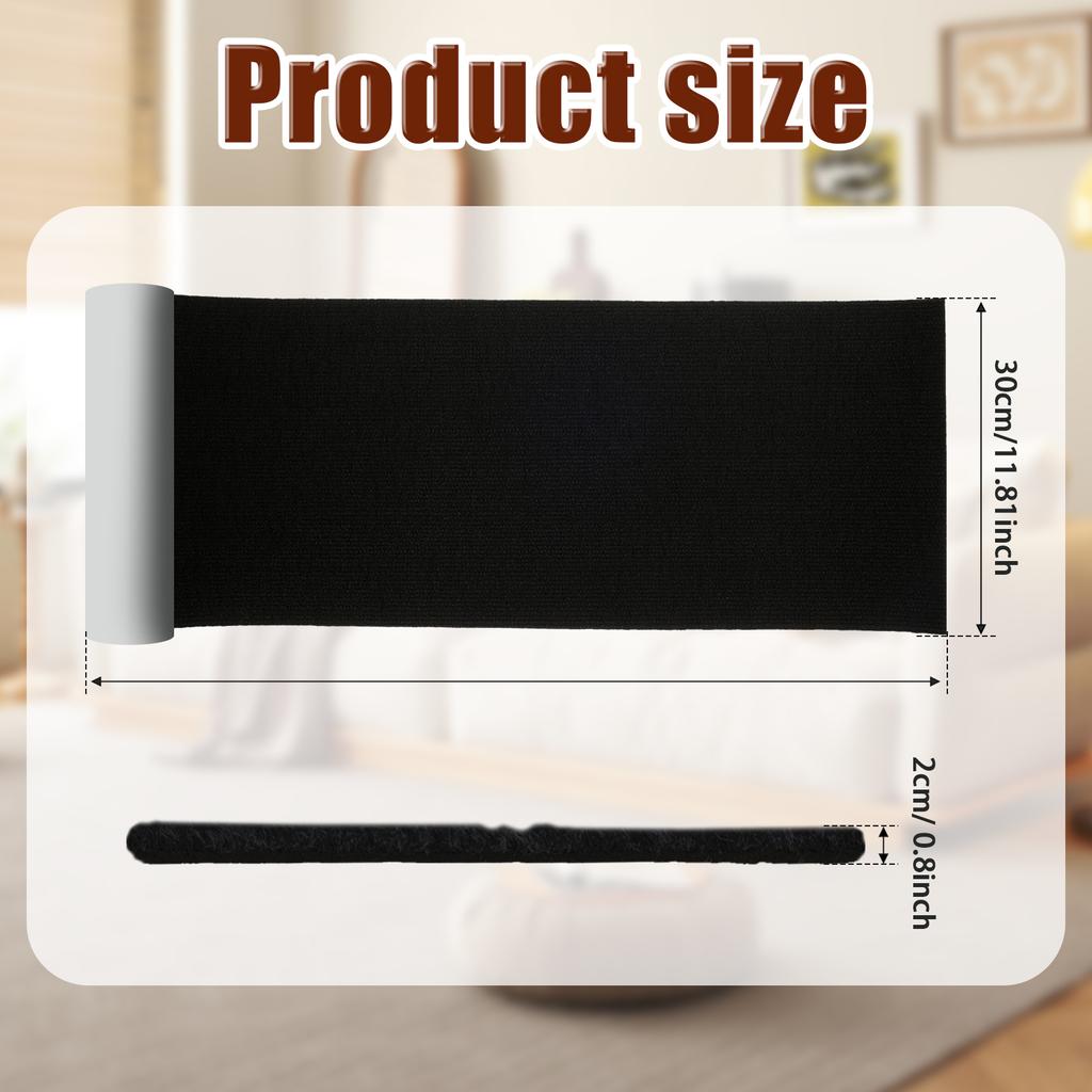 Anti-Katzenkratz-Möbelschutz Filz Katzen Teppichschutz DIY Zuschneidbare Selbstklebende Katzenkratzmatte für Sofa Tür Wand