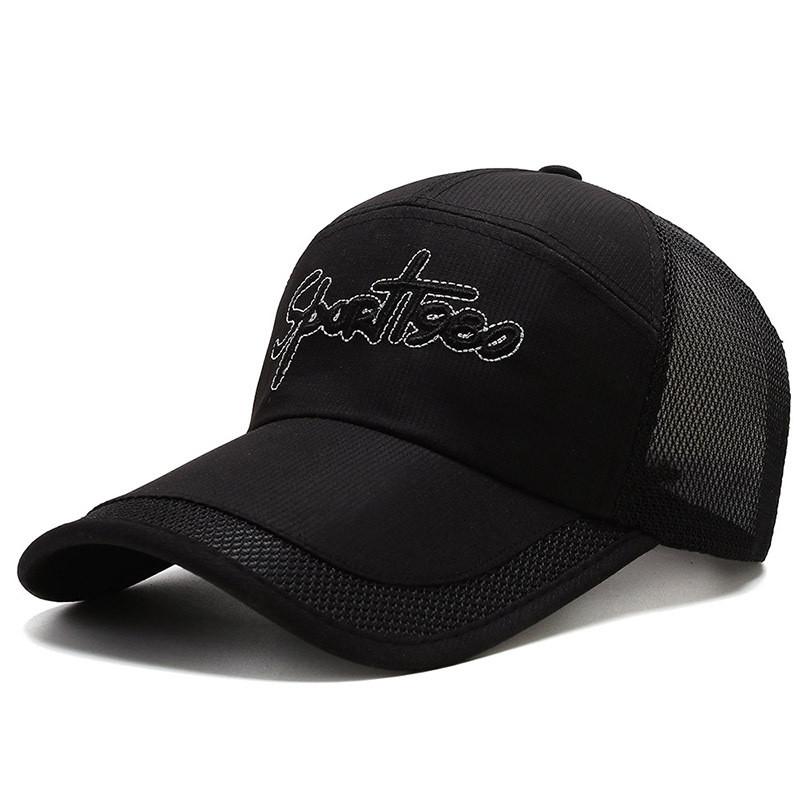 Letter Embroidery Sport Baseball Cap Summer Outdoor Breathable Protection Sun