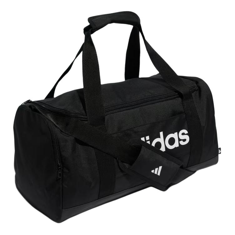 New Adidas Polyester Canvas Bag, Portable Gym Bag Small Size Unisex Black JE8343