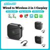 2IN1 Car AI Box Wired To Wireless Carplay Plug & Play WiFi 5.8GHz Bluetooth 5.0 Smart Dongle Android Auto Mini Adapter