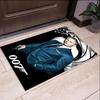 007 James Bond Printed Carpet,Rug,for Office Chair Living Room Bedroom Kitchen Room Decor Gifts.
