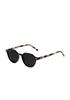 Dee Franklin Ultra Light S Round Sunglasses, Black/Black, DFKSUN0212-0800
