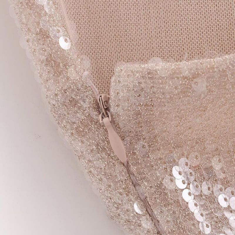Kaslead New Arrival Women's Clothing Fashion Style Silm Sequin Sequin Pleated Halterneck Dress 4813835