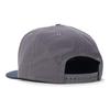 New Era 9FIFTY FLAT BILL Snapback Free Size Cap, Charcoal/Deep Navy, (Adjustable)