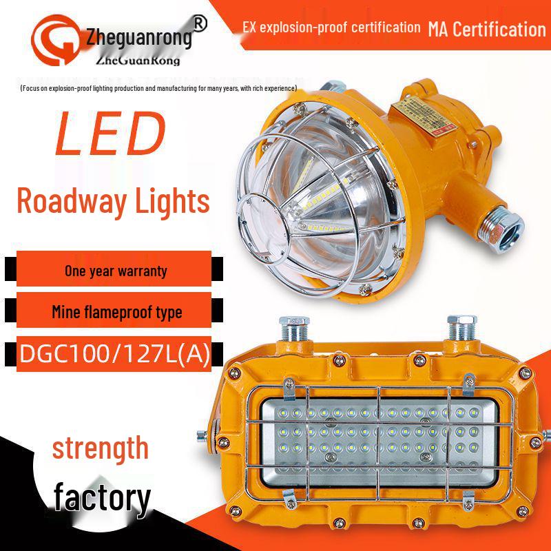

DGC18/127L Explosion-Proof Mining Bracket Light & DGC24/127L LED Roadway Light for Underground Coal Mines LED