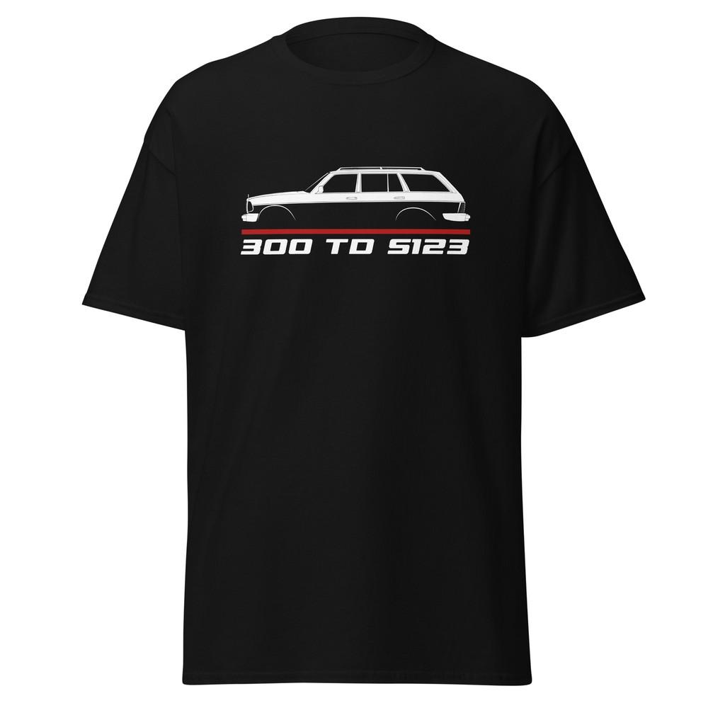 

Premium T-Shirt For Mercedes 33.950 TD S123 1980-1986 Fans Birthday Gift 4XL