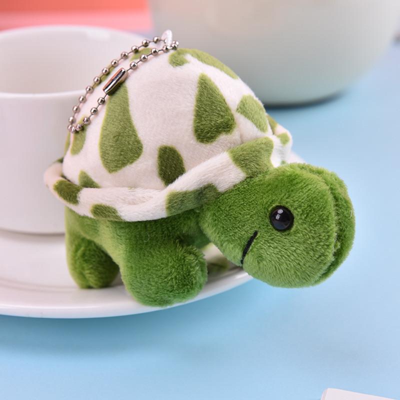 Adorable Plush Turtle Keychain Soft Stuffed Animal Bag Charm Cute Gift