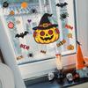 Halloween Pumpkin, Bat, Spider, Balcony, Home, Window Decoration, Window Stickers