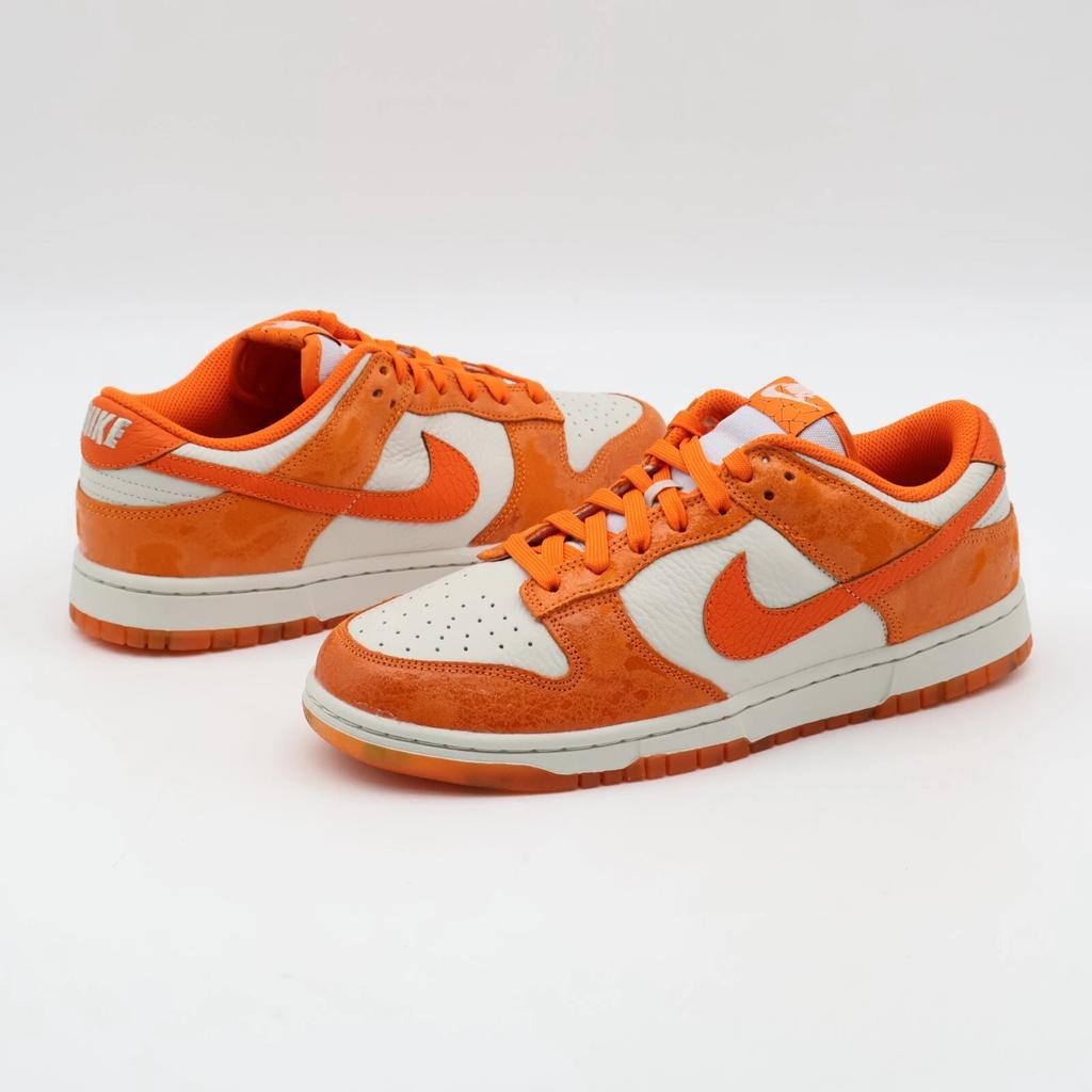FN7773-001 Nike Dunk Low Total Orange Light Bone Safety Laser (Women's)