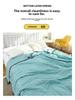 Washable Cotton Summer Quilt - Cooling and Lightweight for Single & Double Beds