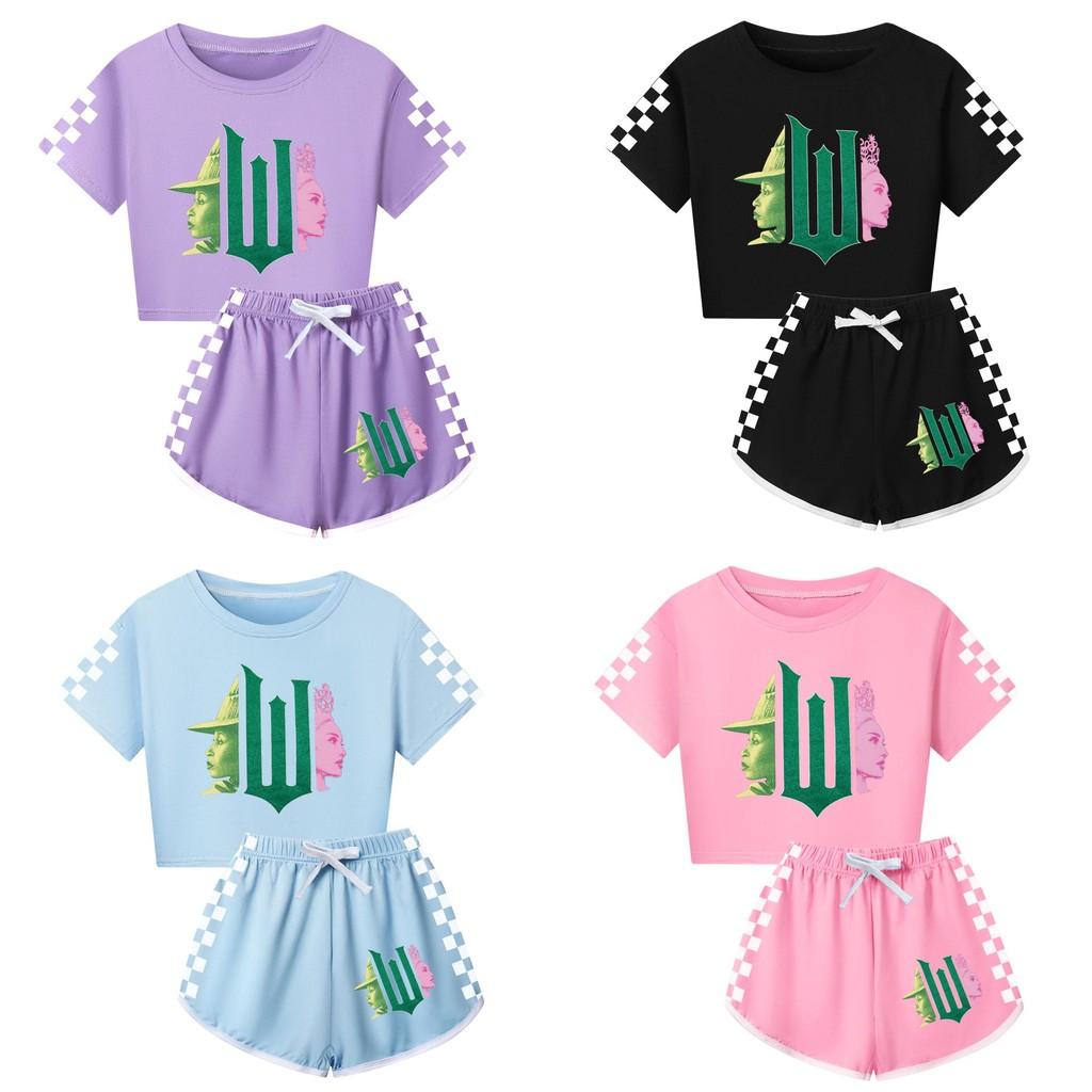 Print Wicked Children Short Sleeved Short Style Suit Pajama Clothing Fashion