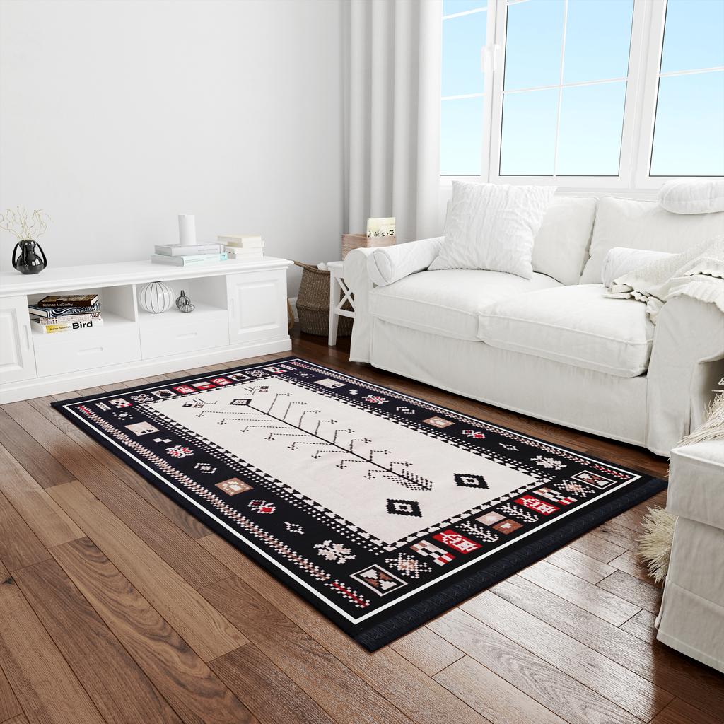 Bigghome SA1534A Double Sided Rug 47,25 * 70,85 Inch, 5.7 Lbs