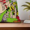 Cartoon A-Asterix And O-Obelix Adventure Comic For Bedroom Car Coffee Shop Room Soft and Living Room Sofa Decorative Pillow Case