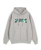 Thunder Graphic Lettering Oversized Wide Shoulder Hoodie_Melange