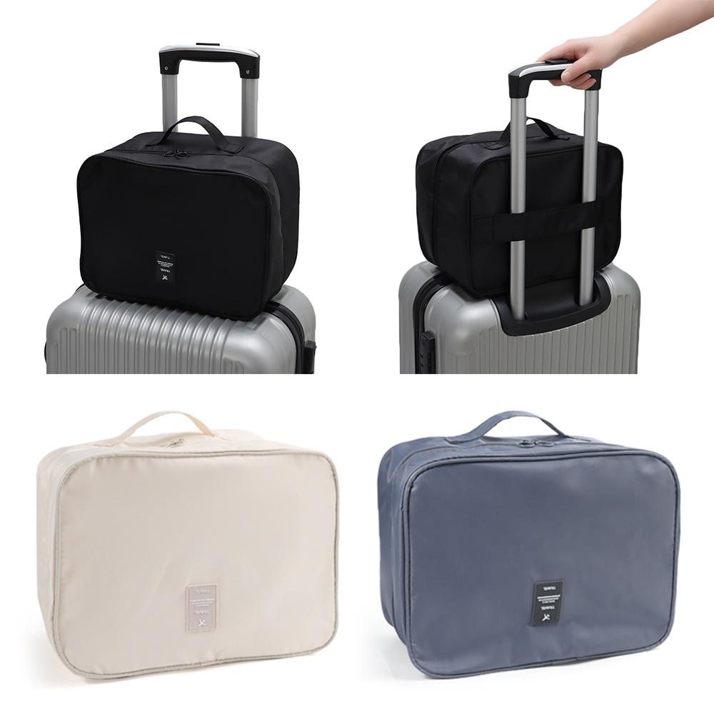 Zipper Travel Shoe Bag Multi-layer Storage Box Sneakers Storage Bag  Store 4 Pairs of Shoes