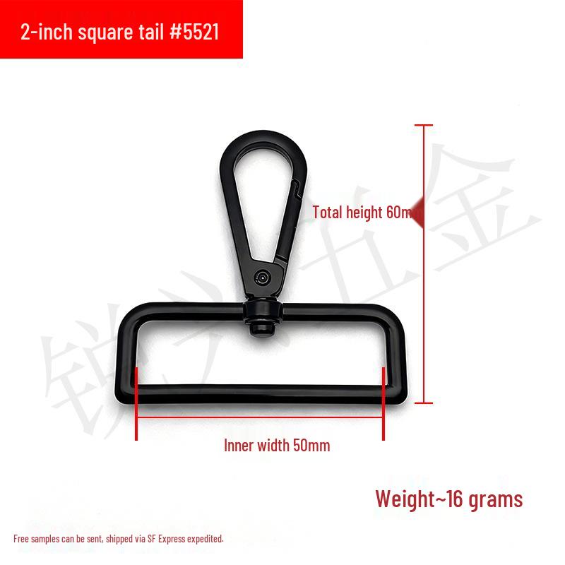 Zinc Alloy Metal Dog Leash Buckle and Luggage Strap Hook