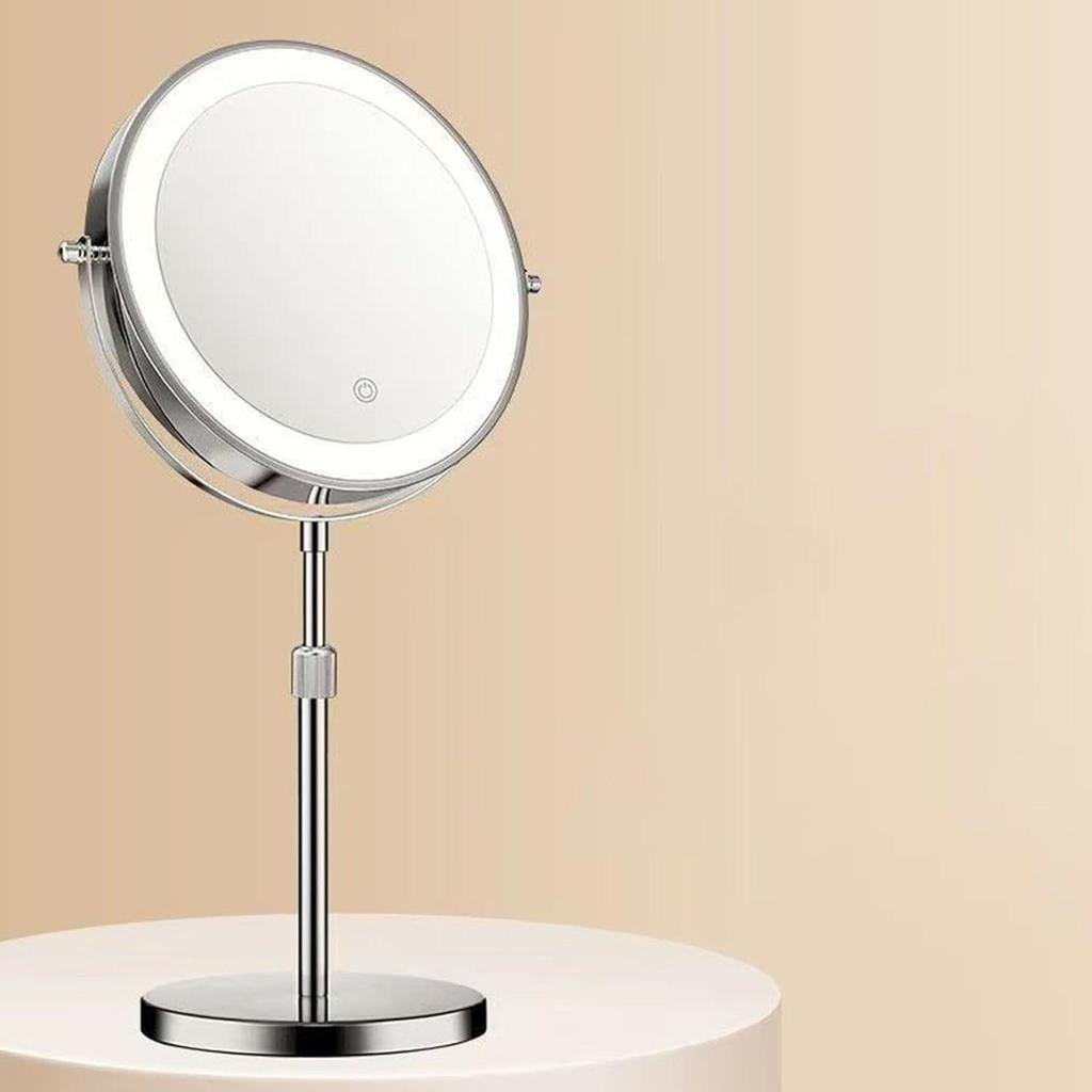European Style Double-Sided HD Magnifying Makeup Mirror for Bathroom or Dressing Table