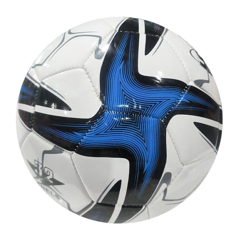 Size 5 PVC/PU Machine-Sewn Football for Adults and Students - Ideal for Competition and Training